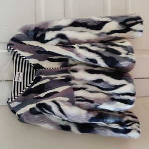 Faux fur jacket